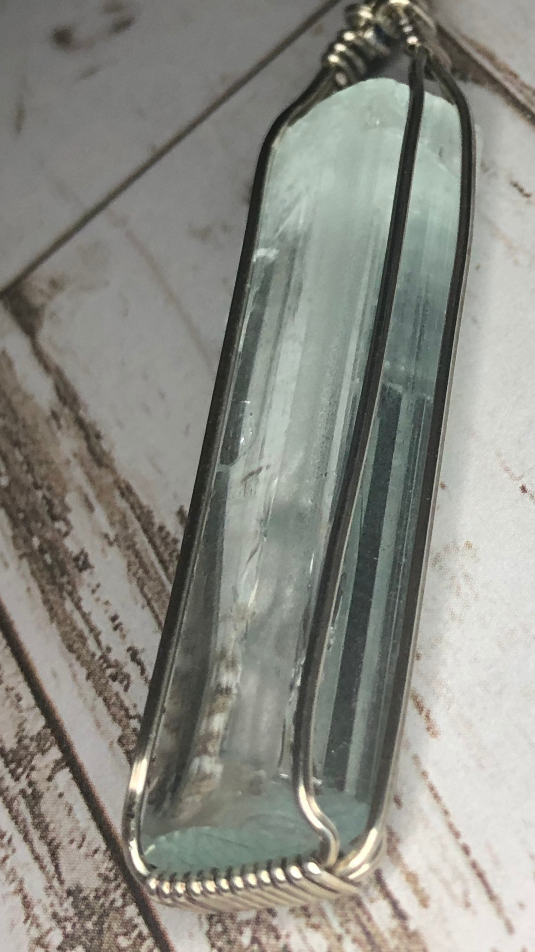 Aquamarine Necklaceđź’™ Optical & Naturally Double Terminated