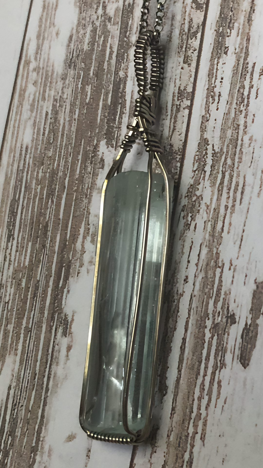 Aquamarine Necklaceđź’™ Optical & Naturally Double Terminated