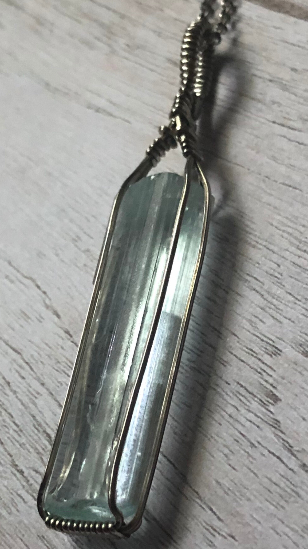 Aquamarine Necklaceđź’™ Optical & Naturally Double Terminated