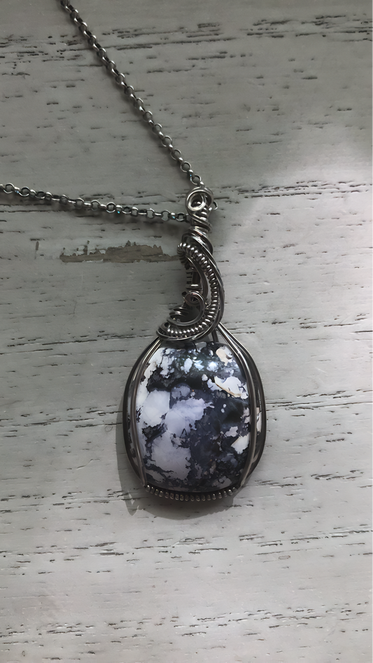 Tiffany Stone Pendant Necklace